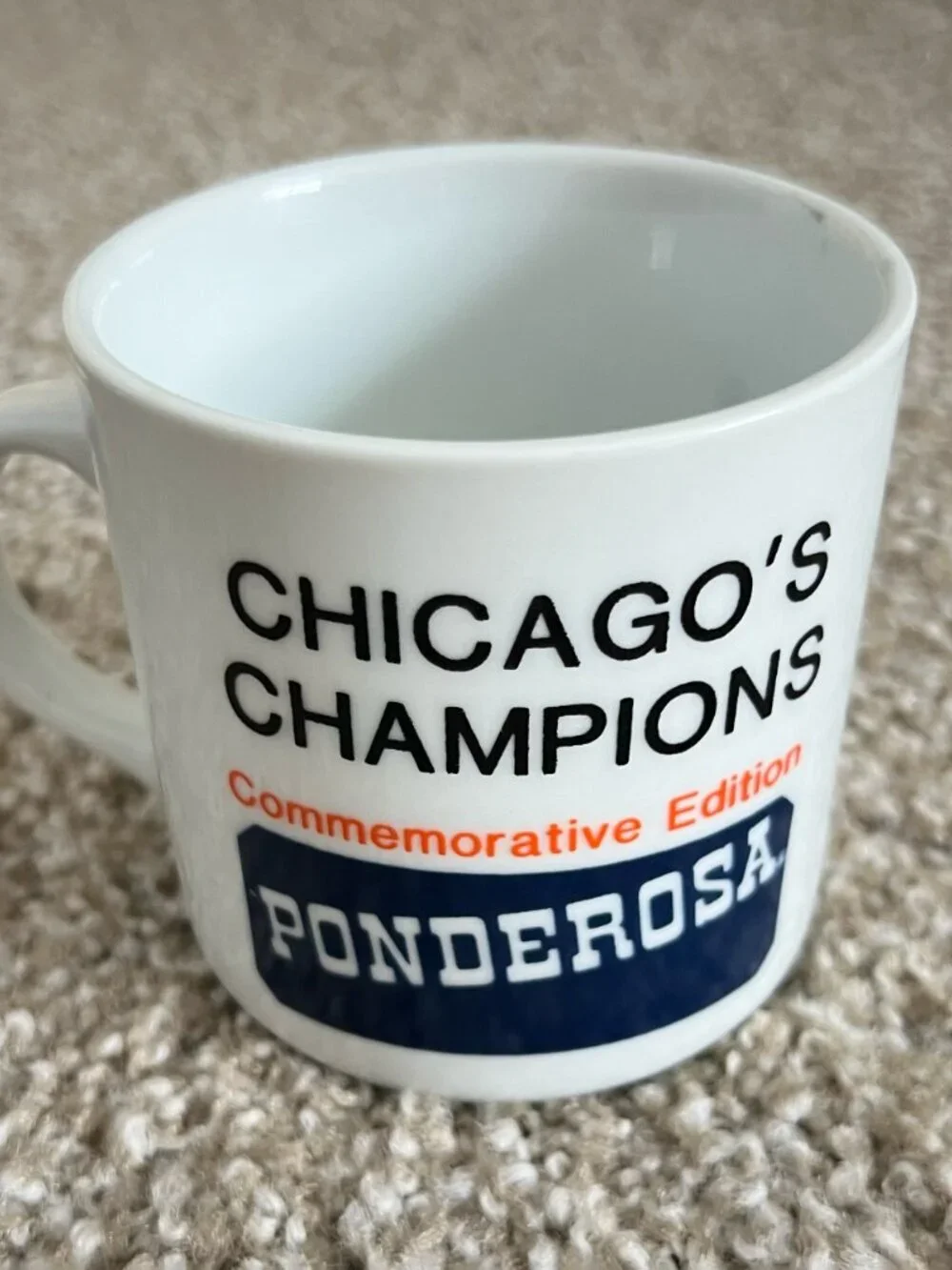 NFL Chicago Bears 1985 SUPER BOWL XX Champion's Coffee Mug Cup Ponderosa Vintage